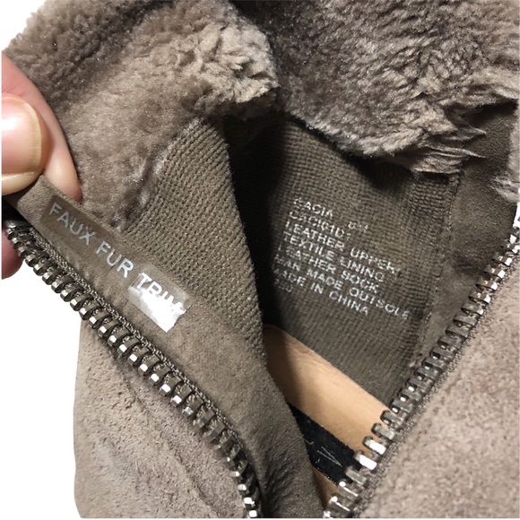 Steve Madden Cacia Leather Hidden Wedge Boots - Picture 12 of 16